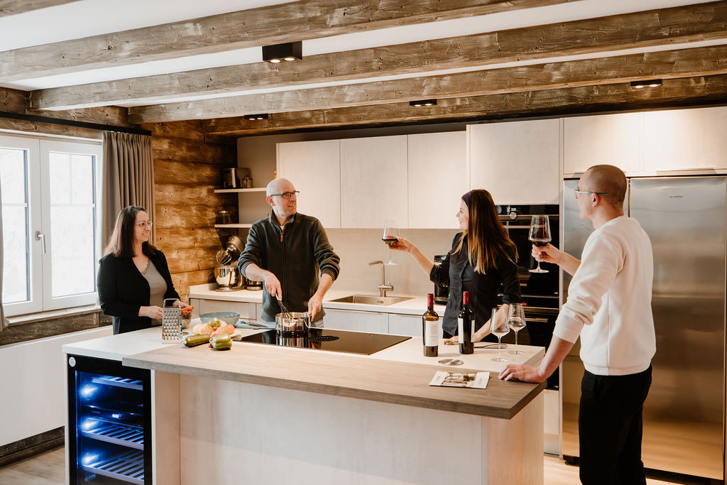 Bora Küche in Braunlage Die große moderne Küche lädt zum Kochen ein.